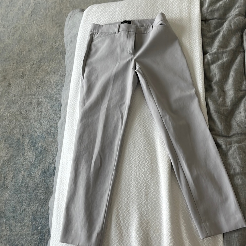 White House Black Market light gray pants